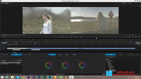 Screenshot Adobe SpeedGrade for Windows 8.1