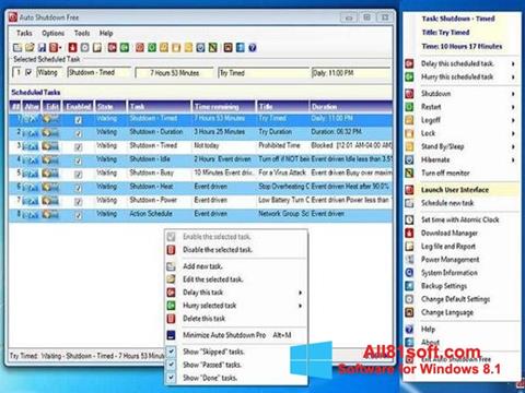 Screenshot Auto ShutDown for Windows 8.1