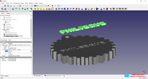 Screenshot FreeCAD for Windows 8.1