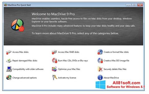 Screenshot MacDrive for Windows 8.1