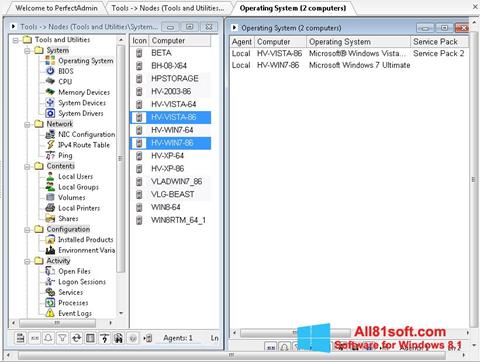 Screenshot Remote Administration Tool for Windows 8.1