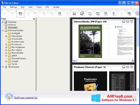 Screenshot PDF24 Creator for Windows 8.1