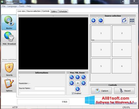 Screenshot webcamXP for Windows 8.1