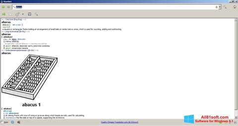 Screenshot StarDict for Windows 8.1