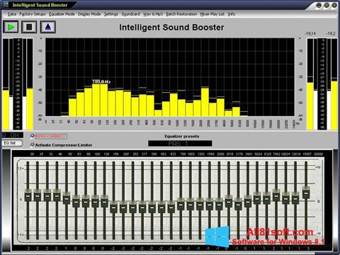 Screenshot Sound Booster for Windows 8.1