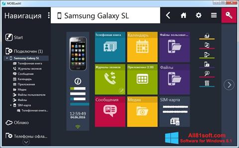 Screenshot MOBILedit! for Windows 8.1