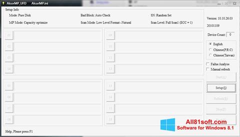 Screenshot AlcorMP for Windows 8.1
