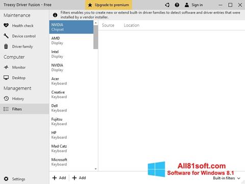 Screenshot Driver Fusion for Windows 8.1