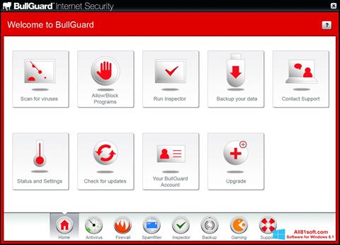 Screenshot BullGuard for Windows 8.1