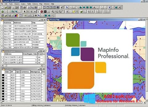 Screenshot MapInfo Professional for Windows 8.1