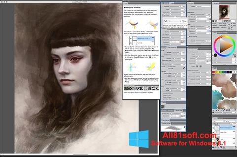 Screenshot Corel Painter for Windows 8.1