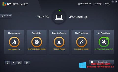 Screenshot AVG PC Tuneup for Windows 8.1