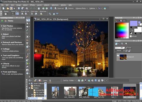 Screenshot PaintShop Pro for Windows 8.1