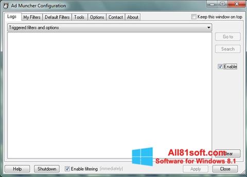 Screenshot Ad Muncher for Windows 8.1