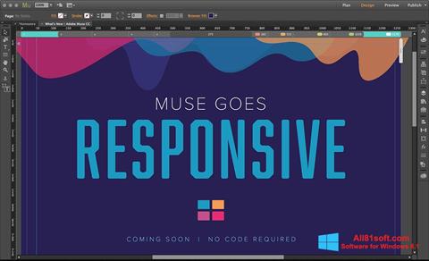 Screenshot Adobe Muse for Windows 8.1