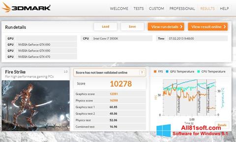 Screenshot 3DMark for Windows 8.1