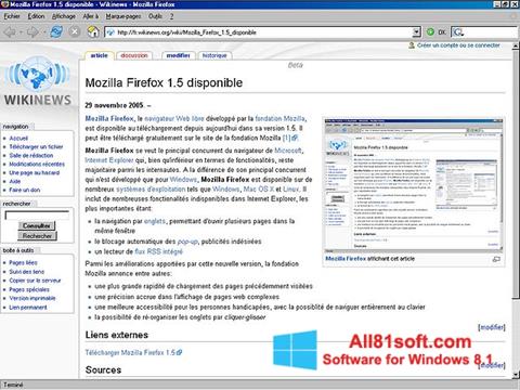 Screenshot Mozilla Firefox for Windows 8.1