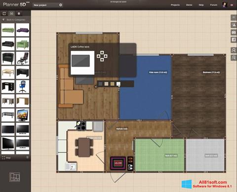 Screenshot Planner 5D for Windows 8.1