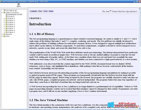 Screenshot Java Virtual Machine for Windows 8.1