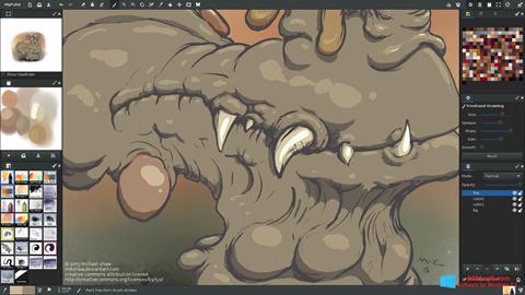 Screenshot MyPaint for Windows 8.1