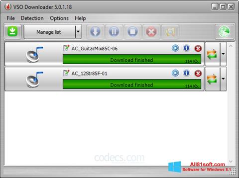 Screenshot VSO Downloader for Windows 8.1
