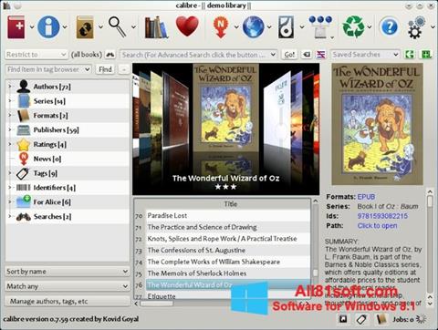 Screenshot Calibre for Windows 8.1