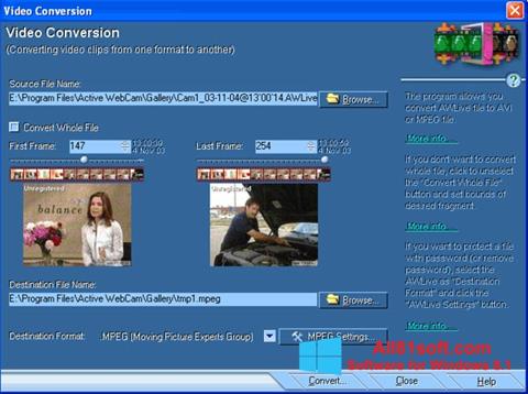 Screenshot Active WebCam for Windows 8.1