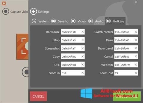 Screenshot Icecream Screen Recorder for Windows 8.1