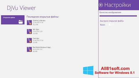 Screenshot DjVu Viewer for Windows 8.1