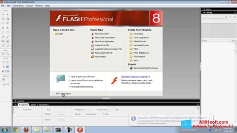 Screenshot Macromedia Flash Player for Windows 8.1