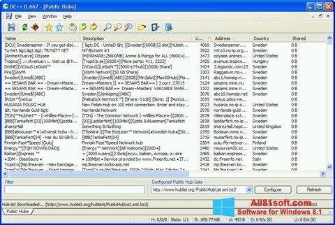 Screenshot DC++ for Windows 8.1