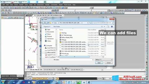 Screenshot nanoCAD for Windows 8.1