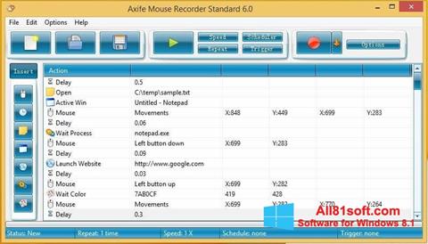 Screenshot Mouse Recorder for Windows 8.1
