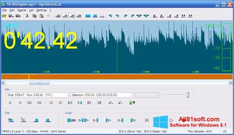 Screenshot mp3DirectCut for Windows 8.1