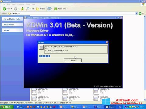 Screenshot KDWin for Windows 8.1