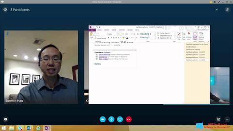 Screenshot Skype for Business for Windows 8.1