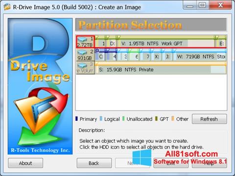 Screenshot R-Drive Image for Windows 8.1
