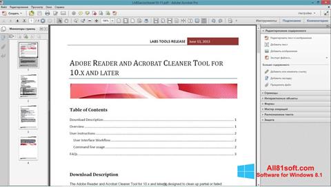 acrobat reader professional 8.1 free download