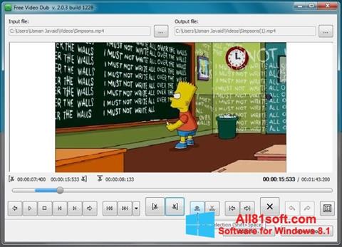 Screenshot Free Video Dub for Windows 8.1