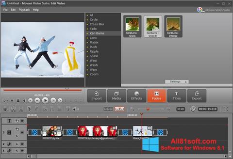 Screenshot Movavi Video Suite for Windows 8.1