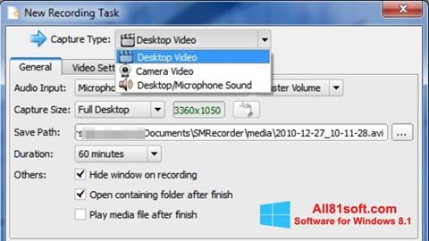Screenshot SMRecorder for Windows 8.1