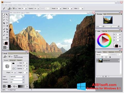 Screenshot Artweaver for Windows 8.1