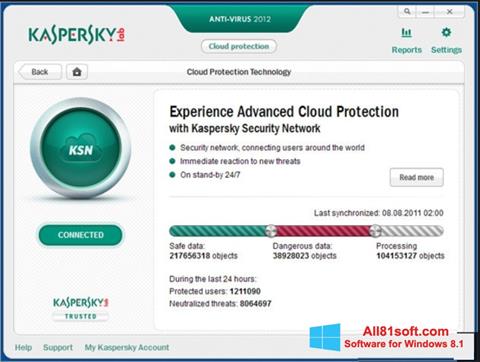 Screenshot Kaspersky for Windows 8.1