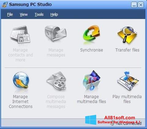 Screenshot Samsung PC Studio for Windows 8.1