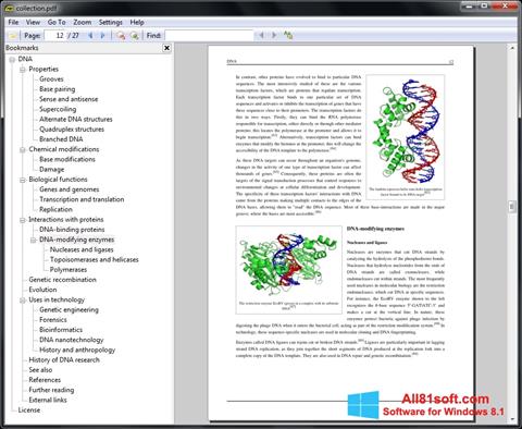 Screenshot Sumatra PDF for Windows 8.1