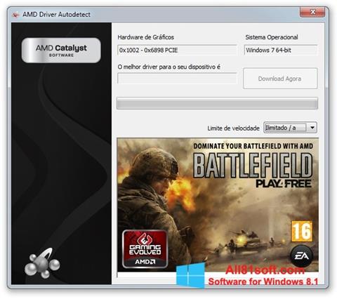 Screenshot AMD Driver Autodetect for Windows 8.1