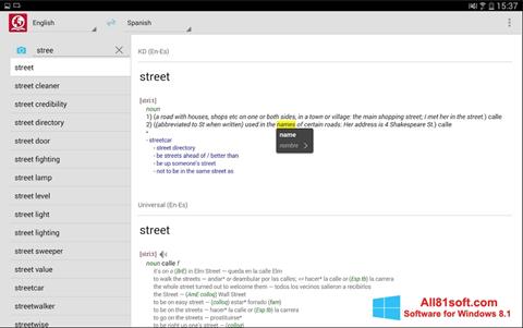 Screenshot ABBYY Lingvo for Windows 8.1