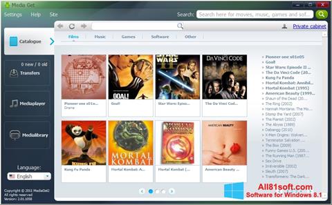 Screenshot MediaGet for Windows 8.1