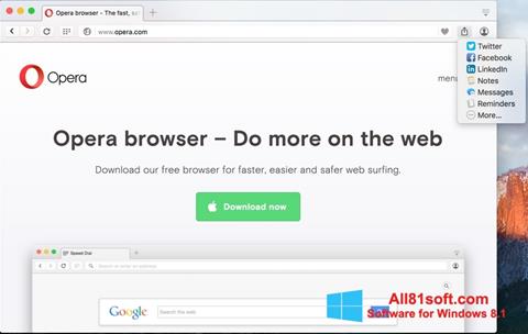 Screenshot Opera Turbo for Windows 8.1