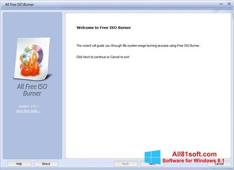 Screenshot ISO Burner for Windows 8.1